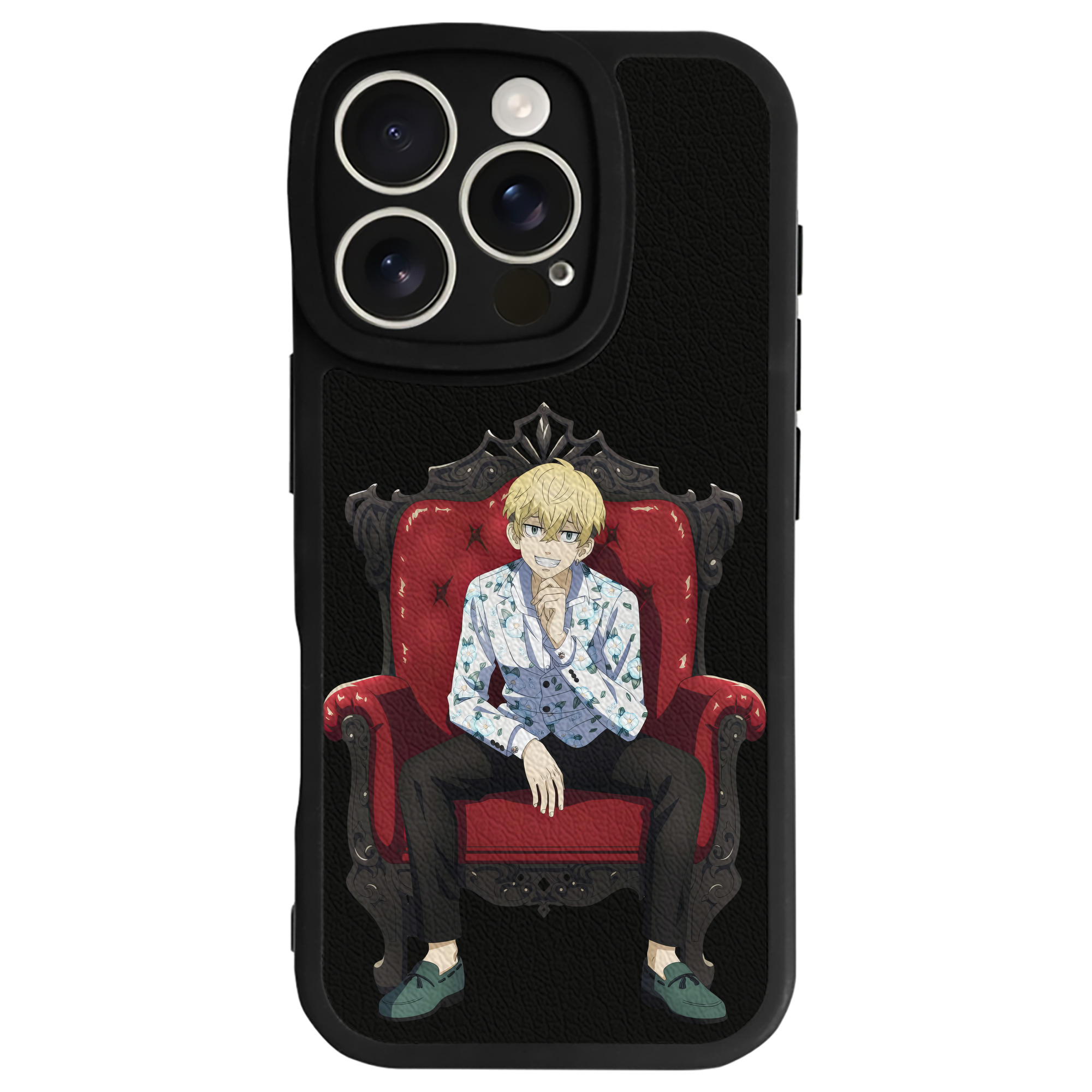 （画像用） 東京リベンジャーズ Tokyo Revengers 【iPhone 16シリーズ対応】シリコンスマホケース（レザー調） 材質：シリコン